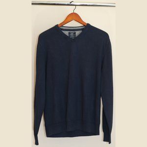 A.W. Dunmore Knit Sweater, Medium, Blue Premium Pure Cotton